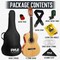 Pyle 36'' -Inch 6-String Classical Guitar - Guitar with Digital Tuner & Accessory Kit, (Nature Color) PGACLS82LFT - alternate 4